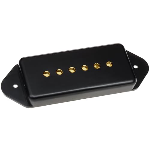 DiMarzio DP 278BKD+G Fantom P90 Dog Ear E-Gitarren Tonabnehmer, Schwarz/Gold DiMarzio DP 278BKD+G Fantom P90 Dog Ear E-Gitarren Tonabnehmer, Schwarz/Gold von DiMarzio