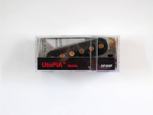 DiMarzio DP 288FBK+G UtoPIA Middle Single Coil, E-Gitarren Tonabnehmer, Schwarz von DiMarzio