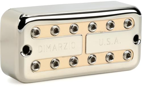 DiMarzio DP 297FNCR Super Distor'Tron Filtertron Humbucker E-Gitarren Tonabnehmer, Nickel/Crème von DiMarzio
