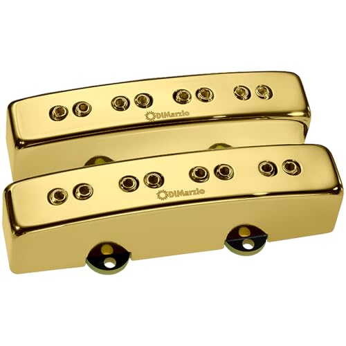 DiMarzio DP 302G Relentless J Pair Neck + Bridge E-Bass Tonabnehmer Set, Gold Cover DiMarzio DP 302G Relentless J Pair Neck + Bridge E-Bass Tonabnehmer Set, Gold Cover von DiMarzio