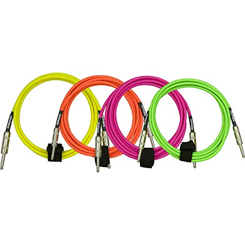 DiMarzio EP 1718SSY Gitarrenkabel, Instrumentenkabel, Länge 5,4m, Klinke/Klinke, Neon Gelb von DiMarzio