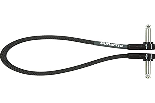 DiMarzio EP 17J18RRBK Jumper Cable, Pedalboard Patchkabel, Gitarrenkabel, Länge 45cm, Winkelklinke/Winkelklinke, Schwarz DiMarzio EP 17J18RRBK Jumper Cable, Pedalboard Patchkabel, Gitarrenkabel, Länge 45cm, Winkelklinke/Winkelklinke, Schwarz von DiMarzio