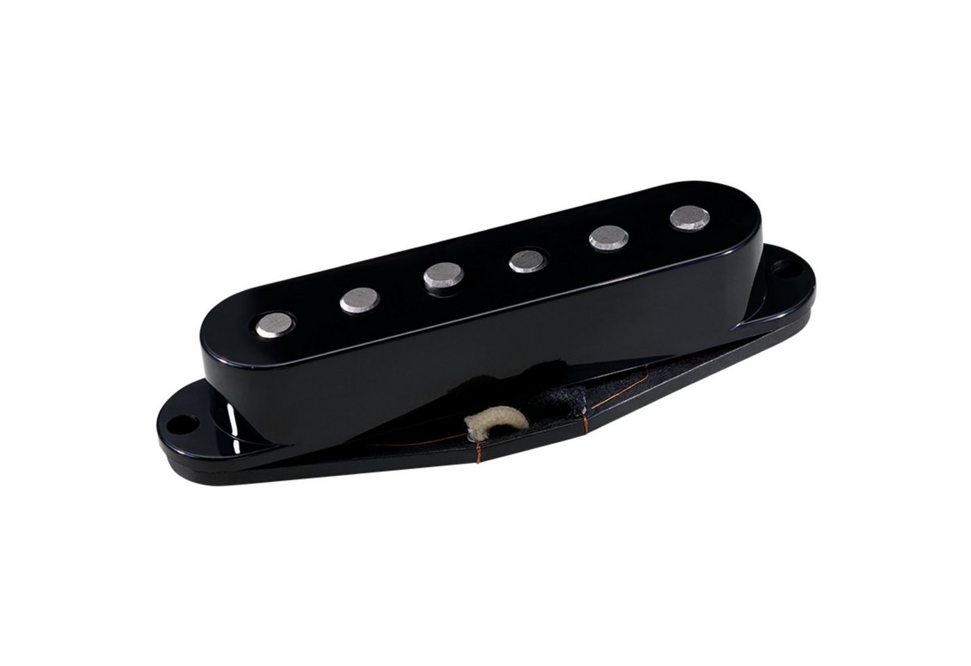DiMarzio Tonabnehmer, (DP175S True Velvet Middle RWRP Black, E-Gitarre Tonabnehmer, Single-Coil), DP175S True Velvet Middle RWRP Black - Single Coil Tonabnehmer für von DiMarzio