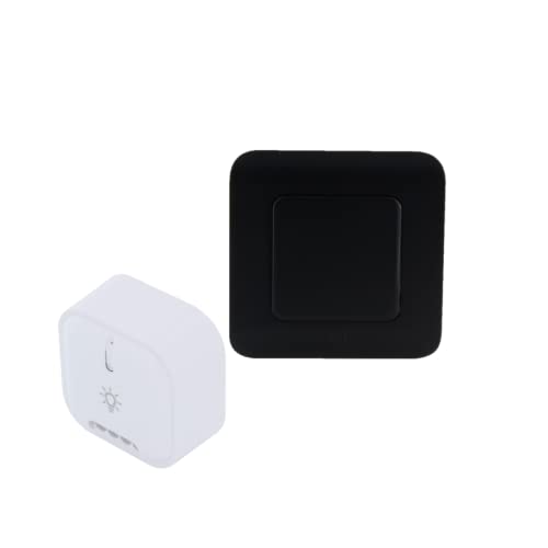 Module d'éclairage On/Off avec Interrupteur sans fil noir von DiO Connected home