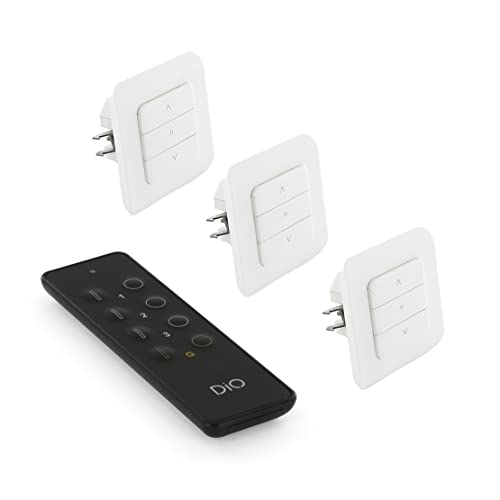 Pack de 3 Interrupteurs pour volets roulants connectés avec télécommande 3 canaux - DiO Connect von DiO Connected home