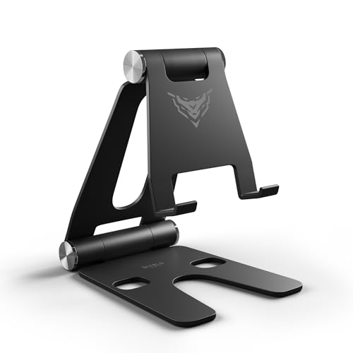 Diablo Handy Halterung Tisch X-Dock | Aluminium Handy Ständer bis 8 Zoll | Handyhalterung für Tisch | Einstellbar und Faltbar | Hervorragende Stabilität, Eleganz und Komfort | Handy Zubehör | Schwarz Diablo Handy Halterung Tisch X-Dock | Aluminium Handy Ständer bis 8 Zoll | Handyhalterung für Tisch | Einstellbar und Faltbar | Hervorragende Stabilität, Eleganz und Komfort | Handy Zubehör | Schwarz von Diablo