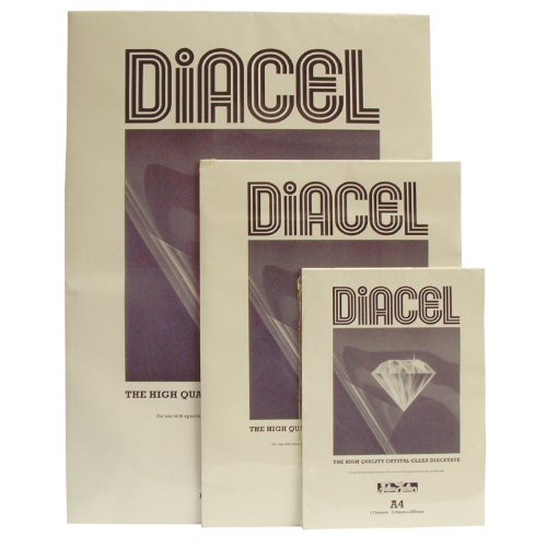 Diacel Acetat-Rolle, 610 mm x 10 m, 115 Mikron von Diacel