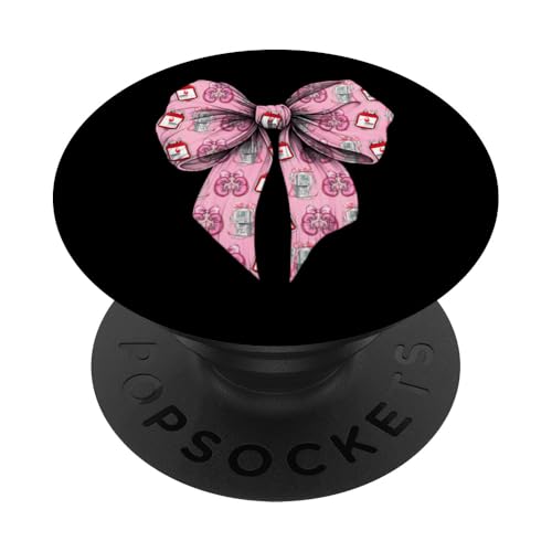 Coquette Bow Dialyse-Techniker Dialyse-Techniker Mädchen Mama PopSockets Klebender PopGrip Coquette Bow Dialyse-Techniker Dialyse-Techniker Mädchen Mama PopSockets Klebender PopGrip von Dialysis Nurse Appreciation Nephrology Gifts