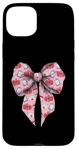 Kokette Bogen Dialyse Krankenschwester Dialyse Techniker Mädchen Mama Hülle für iPhone 15 Plus von Dialysis Nurse Appreciation Nephrology Gifts
