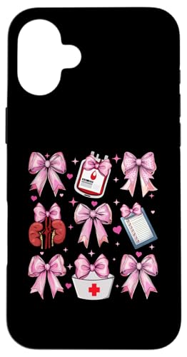 Kokette Bogen Dialyse Krankenschwester Dialyse Techniker Mädchen Mama Hülle für iPhone 16 Plus Kokette Bogen Dialyse Krankenschwester Dialyse Techniker Mädchen Mama Hülle für iPhone 16 Plus von Dialysis Nurse Appreciation Nephrology Gifts