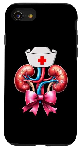 Kokette Bogen Dialyse Krankenschwester Dialyse Techniker Mädchen Mama Hülle für iPhone SE (2020) / 7 / 8 von Dialysis Nurse Appreciation Nephrology Gifts