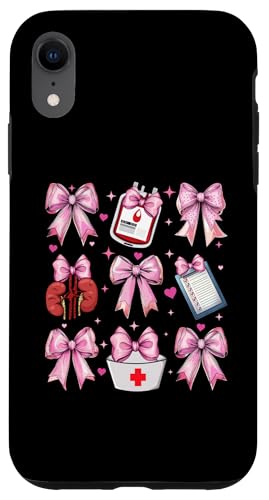 Kokette Bogen Dialyse Krankenschwester Dialyse Techniker Mädchen Mama Hülle für iPhone XR Kokette Bogen Dialyse Krankenschwester Dialyse Techniker Mädchen Mama Hülle für iPhone XR von Dialysis Nurse Appreciation Nephrology Gifts