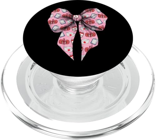 Kokette Bogen Dialyse Krankenschwester Dialyse Techniker Mädchen Mama PopSockets PopGrip für MagSafe Kokette Bogen Dialyse Krankenschwester Dialyse Techniker Mädchen Mama PopSockets PopGrip für MagSafe von Dialysis Nurse Appreciation Nephrology Gifts
