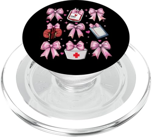 Kokette Bogen Dialyse Krankenschwester Dialyse Techniker Mädchen Mama PopSockets PopGrip für MagSafe Kokette Bogen Dialyse Krankenschwester Dialyse Techniker Mädchen Mama PopSockets PopGrip für MagSafe von Dialysis Nurse Appreciation Nephrology Gifts