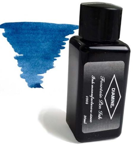 Diamine Fountain Pen Bottled Ink, 30ml - Prussian Blue by Diamine von Diamine