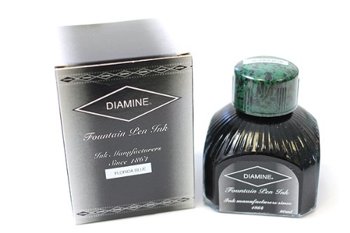 Diamine Füllfederhalter-Tinte, 80 ml, Türkis Florida Blue von Diamine