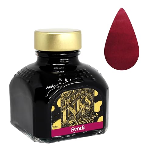 Diamine Füllfederhalter-Tinte, 80 ml, Türkis Syrah von Diamine