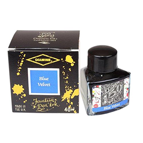 Diamine Ink,150th anniversary ink,Blue Velvet,Tinte im Tintenglas,40 ml von Diamine