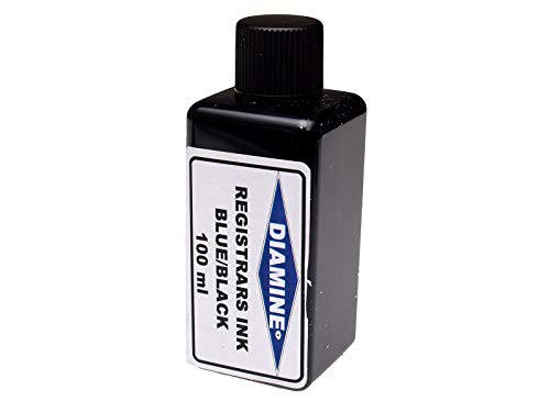 Diamine Ink Registrars Bottled Ink 100ml - Blue/Black by Diamine von Diamine