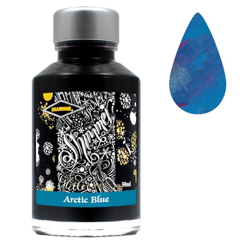 Diamine - Schimmernde Füllhalter-Tinte, Arctic Blue 50ml von Diamine