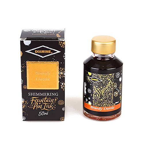 Diamine - Schimmernde Füllhalter-Tinte, Brandy Dazzle 50ml von Diamine