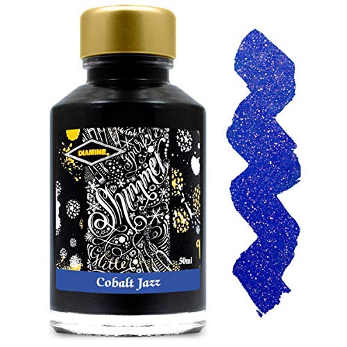 Diamine - Schimmernde Füllhalter-Tinte, Cobalt Jazz 50ml von Diamine
