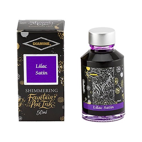 Diamine - Schimmernde Füllhalter-Tinte, Lilac Satin 50ml von Diamine