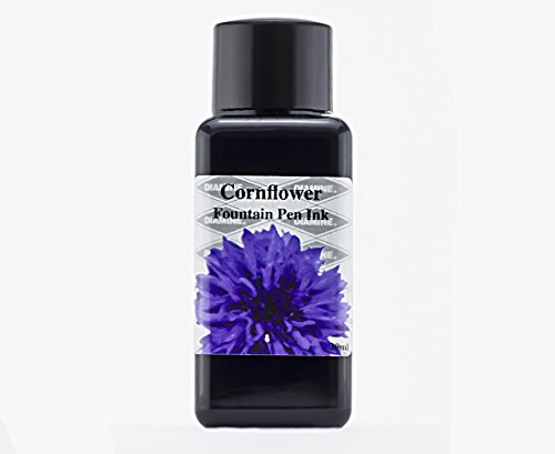 Diamine Tintenfass für Füllfederhalter, 30 ml, Blumen-Kollektion, Kornblume von Diamine
