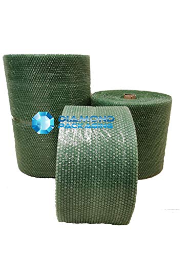 Diamond Packaging Luftpolsterfolie, antistatisch, umweltfreundlich, 300 mm x 20 m, Grün Ideal für physikalischen Schutz während des Transports durch elektrostatisch recycelbar von Diamond Packaging
