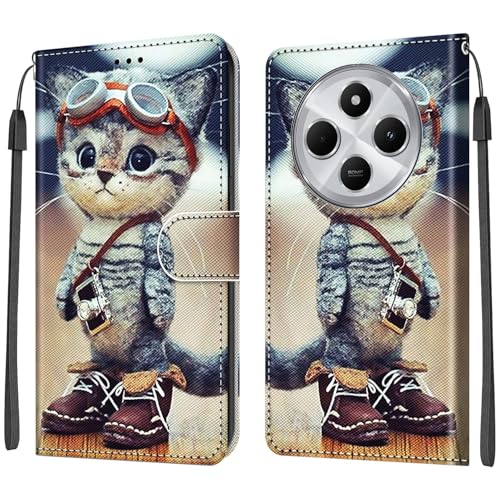 DiaryTown Hülle für Xiaomi Redmi 14C 4G Handyhülle Lederhülle Kartenfach Ständer Magnet Klapphülle 360 Stoßfest Schutzhülle Flip Case Cover Brieftasche Redmi 14C 4G Handytasche - Katze DiaryTown Hülle für Xiaomi Redmi 14C 4G Handyhülle Lederhülle Kartenfach Ständer Magnet Klapphülle 360 Stoßfest Schutzhülle Flip Case Cover Brieftasche Redmi 14C 4G Handytasche - Katze von DiaryTown