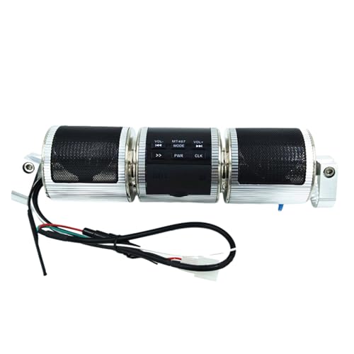 Diarypiece Lenker Motorrad MP3 Player Lautsprecher Bluetooth-kompatibel Musik FM Radio Einstellbare Halterung Motorrad Musik Stereo Diarypiece Lenker Motorrad MP3 Player Lautsprecher Bluetooth-kompatibel Musik FM Radio Einstellbare Halterung Motorrad Musik Stereo von Diarypiece