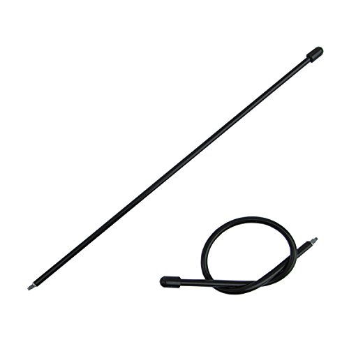 Biegbare (weiche) Antenne mit Außengewinde für Fernbedienung Fernsteuerung Teleskop RC Auto und Helikopter Durchmesser Ø 4,5mm Länge 250mm von Diawell