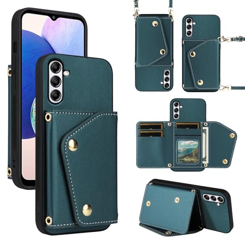 Dibosom Luxuriöse Brieftaschen-Schutzhülle für Samsung Galaxy S25 Plus S25+ 5G, mit dünner, schlanker Klapptasche und Schultergurt, Kreditkartenfach, Ständer, Handyhülle, für S25Plus 25S + S 25 25+ Dibosom Luxuriöse Brieftaschen-Schutzhülle für Samsung Galaxy S25 Plus S25+ 5G, mit dünner, schlanker Klapptasche und Schultergurt, Kreditkartenfach, Ständer, Handyhülle, für S25Plus 25S + S 25 25+ von Dibosom