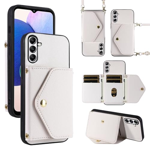 Dibosom Minimalistische Brieftaschen-Schutzhülle für Samsung Galaxy S25 5G mit Schultergurt, dünne, schlanke Klapp-Geldbörse, PU-Leder, Kreditkartenfächer, Ständer, Zubehör, Handyhülle, für S 25, 25S Dibosom Minimalistische Brieftaschen-Schutzhülle für Samsung Galaxy S25 5G mit Schultergurt, dünne, schlanke Klapp-Geldbörse, PU-Leder, Kreditkartenfächer, Ständer, Zubehör, Handyhülle, für S 25, 25S von Dibosom