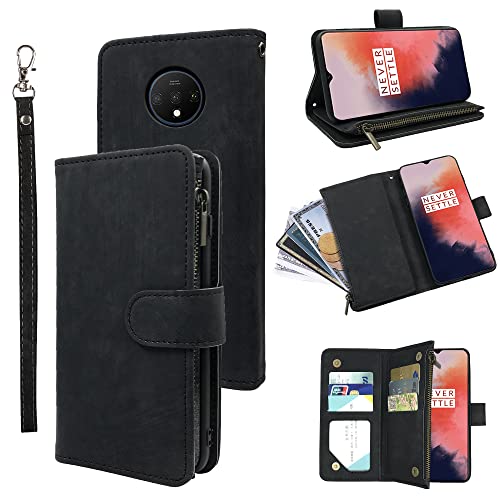 Kompatibel mit OnePlus 7T Brieftaschen-Hülle, Handgelenkschlaufe und Premium-Vintage-Leder, Flip-Kreditkartenhalter, Ständer, Handyhülle für OnePlus7t 5G One Plus7T 1 Plus T7 1plus + 1+ 1+7T Frauen Kompatibel mit OnePlus 7T Brieftaschen-Hülle, Handgelenkschlaufe und Premium-Vintage-Leder, Flip-Kreditkartenhalter, Ständer, Handyhülle für OnePlus7t 5G One Plus7T 1 Plus T7 1plus + 1+ 1+7T Frauen von Dibosom