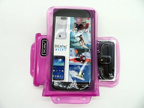 DiCAPac WP-C2 Universelle wasserdichte Hülle für 5 - 6" Smartphones/Phablets in Rosa (Doppel-Klettverschluss, IPX8-Zertifizierung zum Schutz vor Wasser bis 10 m Tiefe; integrierter Airbag treibt auf dem Wasser & schützt das Gerät; extraklare Polycarbon... DiCAPac WP-C2 Universelle wasserdichte Hülle für 5 - 6" Smartphones/Phablets in Rosa (Doppel-Klettverschluss, IPX8-Zertifizierung zum Schutz vor Wasser bis 10 m Tiefe; integrierter Airbag treibt auf dem Wasser & schützt das Gerät; extraklare Polycarbon... von DicaPac