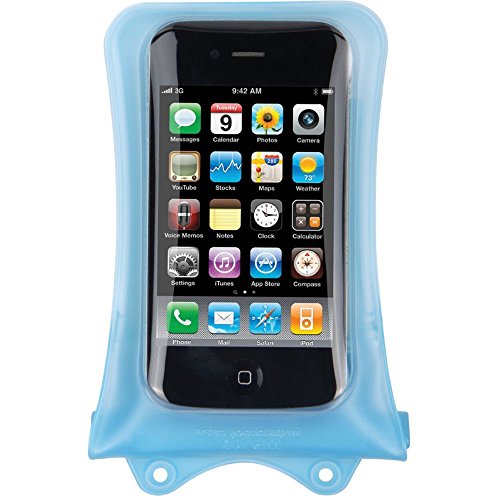 DiCAPac WP-i10 Unterwassertasche (iPhone, bis 10m wasserdicht, Schutz vor Wasser, Sand und Schnee, Schutzhülle, geeignet für iPhone SE / 5 / 4S / 4, iPod und andere kompakte Smartphones bis 12,5 x 7cm) transparent von DicaPac