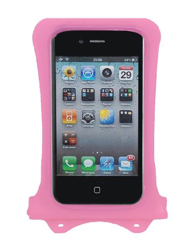 DiCAPac WP-i10 wasserdichte Hülle und Schutztasche für Apple iPhone 5 und iPhone 6 in pink von DicaPac