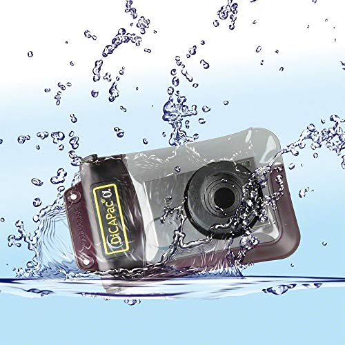 DiCAPac wasserdichte Kamera Schutzhülle passend zu Digitalkameras mit 190mm Umfang und bis zu 31mm Objektivlänge von DicaPac