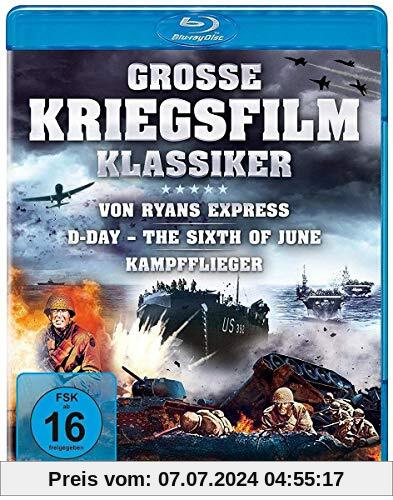 Große Kriegsfilm-Klassiker  - Von Ryans Express, D-Day – The Sixth of June, Kampfflieger [Blu-ray] von Dick Powell
