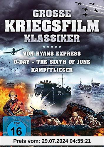 Große Kriegsfilm-Klassiker - Von Ryans Express / D-Day - The Sixth of June / Kampfflieger [3 DVDs] von Dick Powell