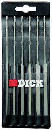 Dick 21601420 Nadelfeilen-Satz 140, 6-tlg in Plastiktasche Länge 140mm 1 Set von Dick