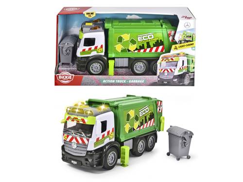 Dickie Toys LKW Modell Mercedes Benz Action Truck - Garbage Fertigmodell LKW Modell Dickie Toys LKW Modell Mercedes Benz Action Truck - Garbage Fertigmodell LKW Modell von Dickie Toys