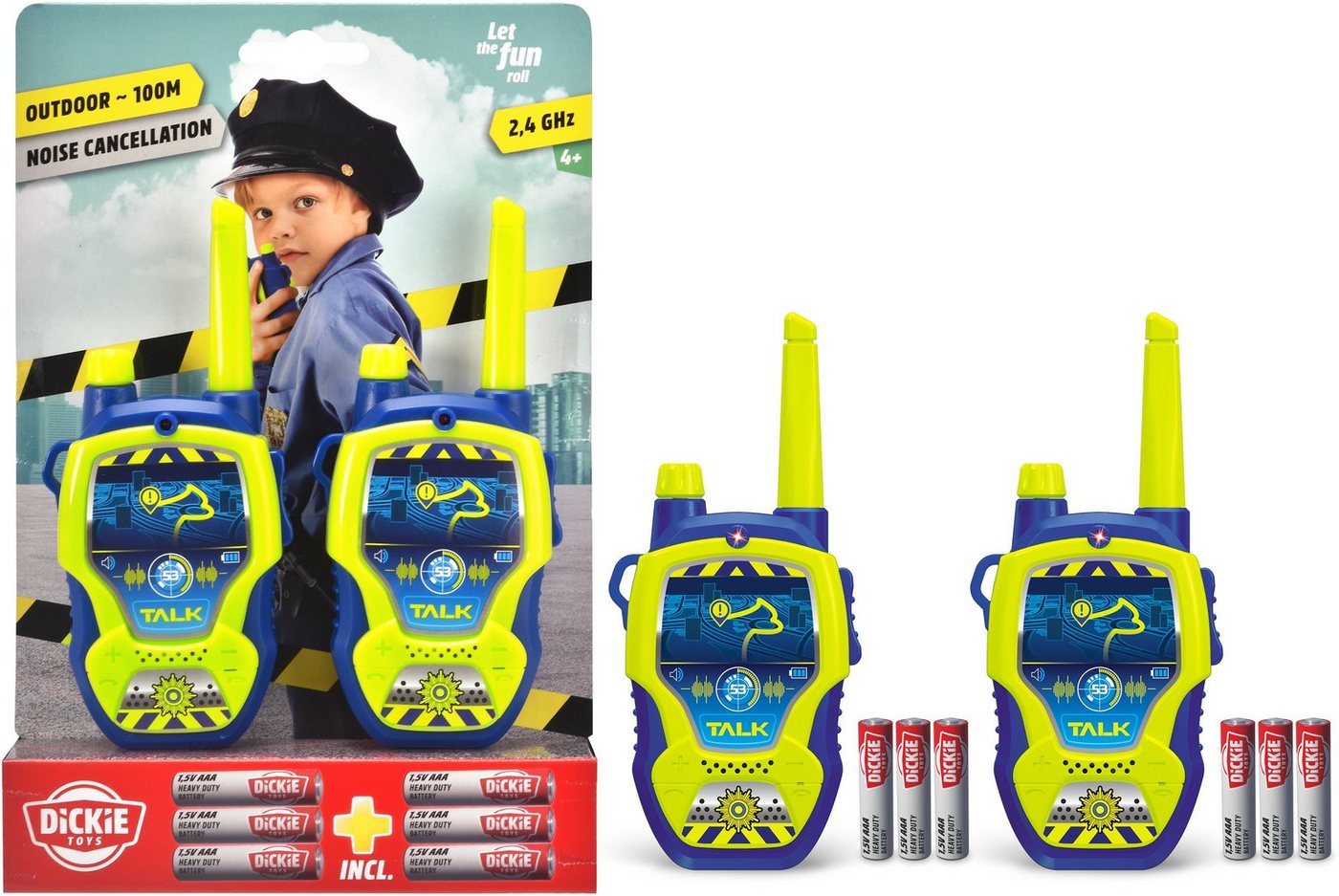 Dickie Toys Walkie Talkie Police, (2-St) von Dickie Toys