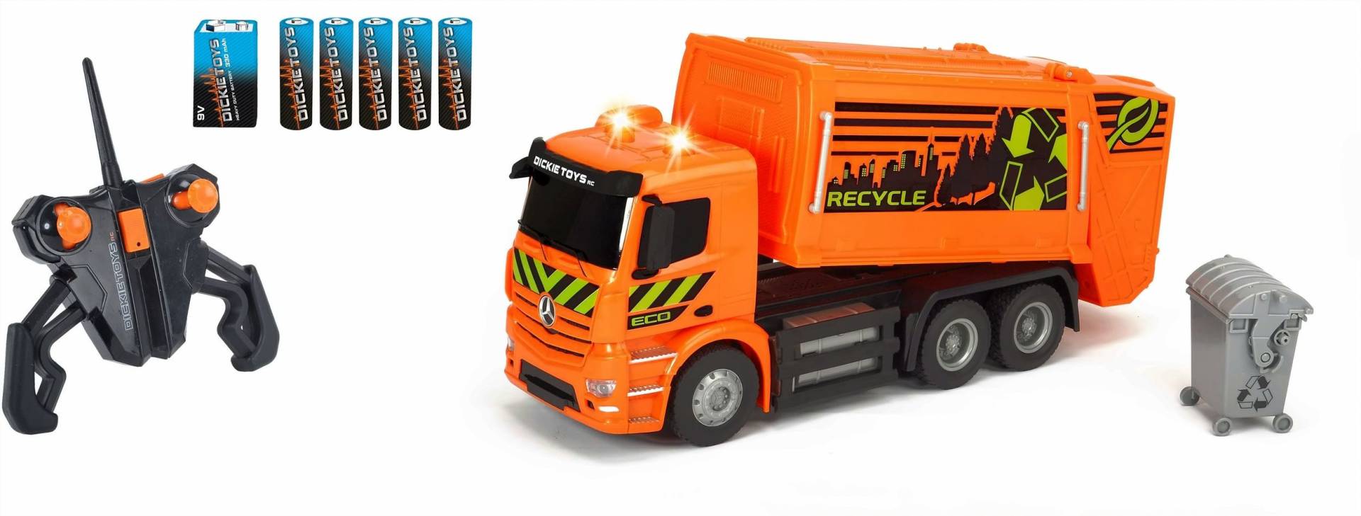 RC Antos Garbage Truck, Ferngesteuertes Müllauto von Mercedes Benz RC Antos Garbage Truck, Ferngesteuertes Müllauto von Mercedes Benz