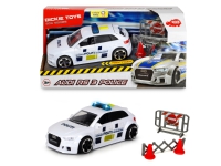 SOS Polizeiwagen Audi RS3 mit Schranke und Zubehör 1:32 von Dickie Toys