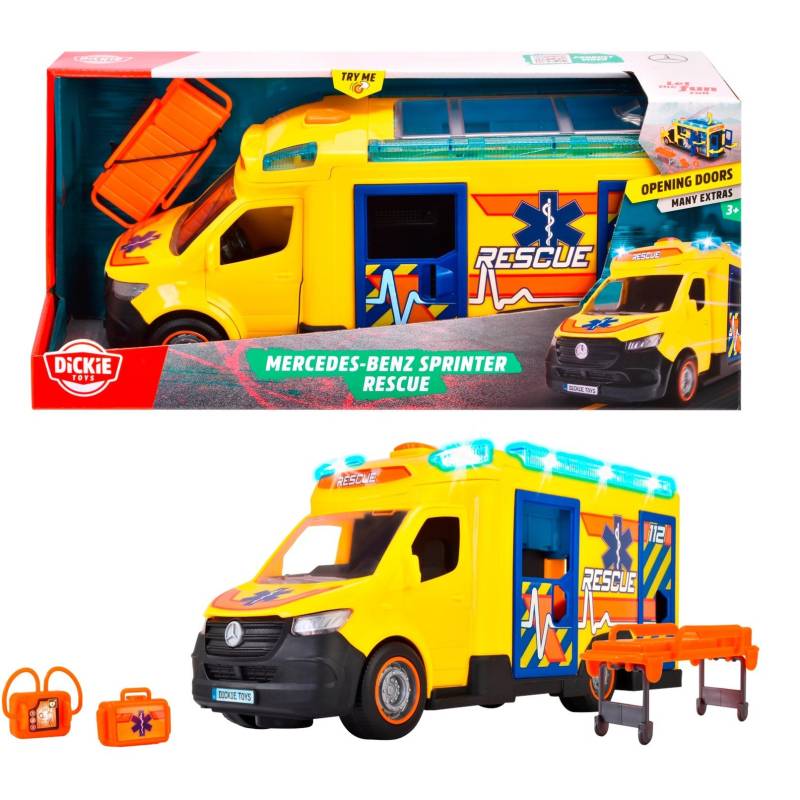 Mercedes-Benz Sprinter Rescue, Spielfahrzeug von Dickie