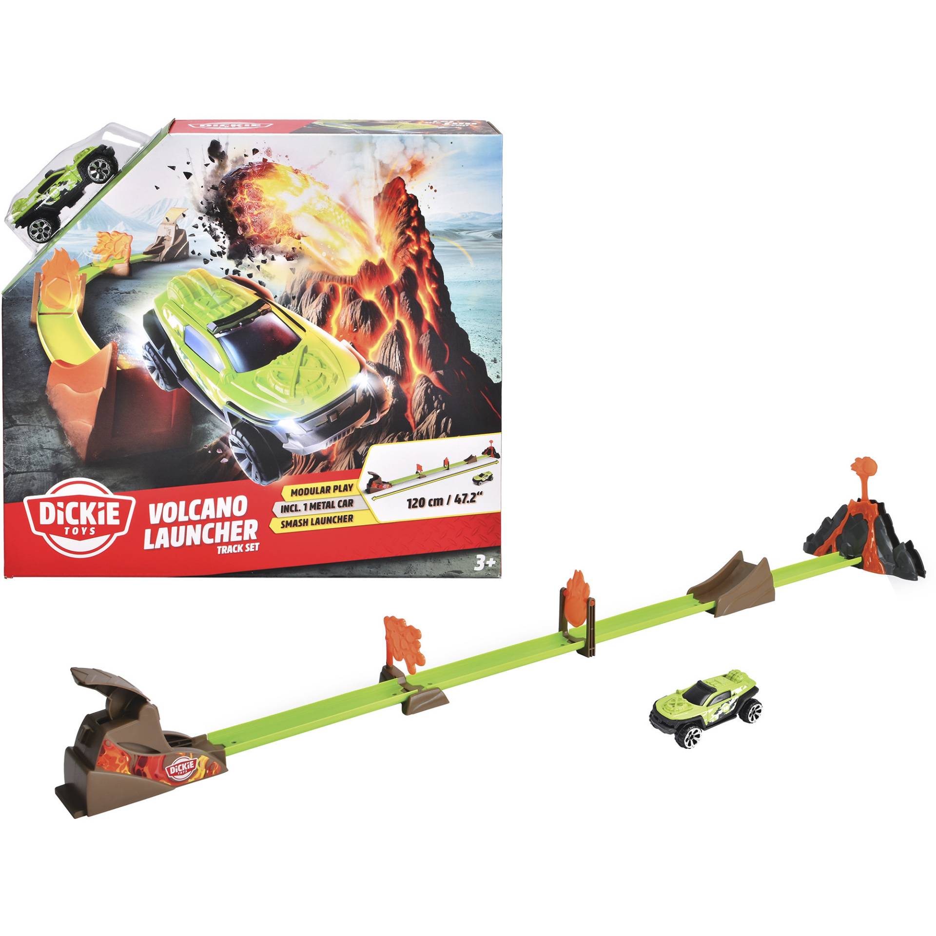 Volcano Launcher Track Set, Rennbahn Volcano Launcher Track Set, Rennbahn von Dickie