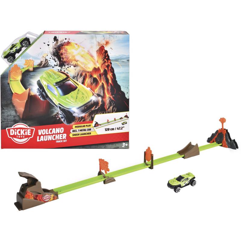 Volcano Launcher Track Set, Rennbahn von Dickie