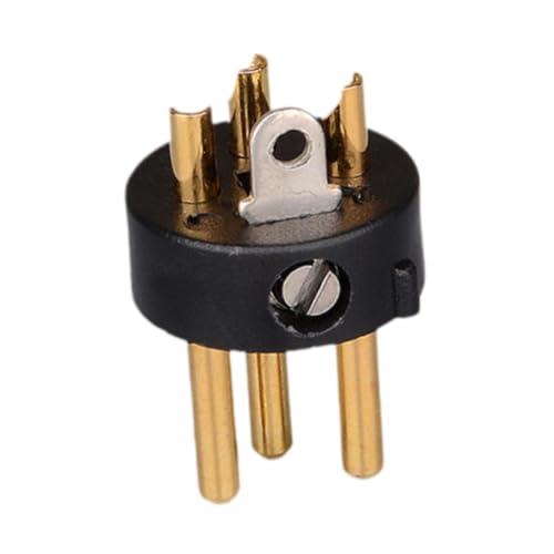Dickly 10pcs Mikrofon 3 Pin Anschluss Audio Konvertierungskopf für Leistungsverstärkermischer von Dickly